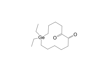 Germacyclododecane-6,7-dione, 1,1-diethyl-