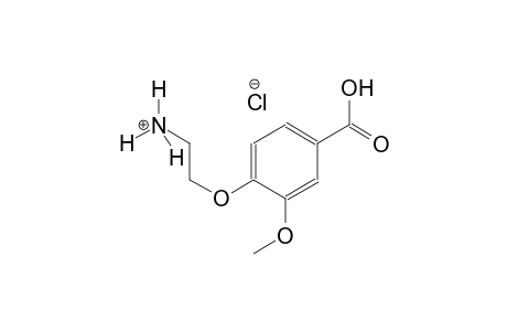 ethanaminium, 2-(4-carboxy-2-methoxyphenoxy)-, chloride