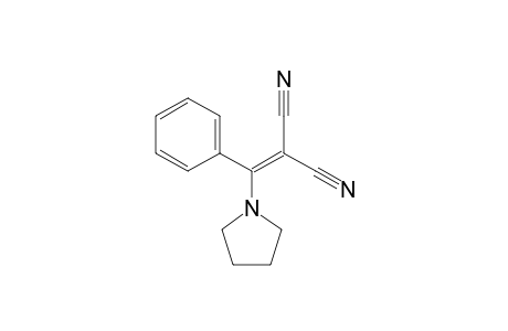 2-[phenyl(1-pyrrolidinyl)methylidene]propanedinitrile