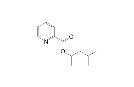 2-Pyridinecarboxylic acid, 4-methylpent-2-yl ester