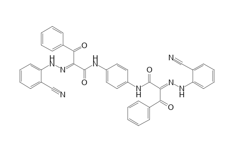 N,N'-(1,4-Phenylene)bis(2-(2-(2-cyanophenyl)hydrazono)-3-oxo-3-phenylpropa-namide)