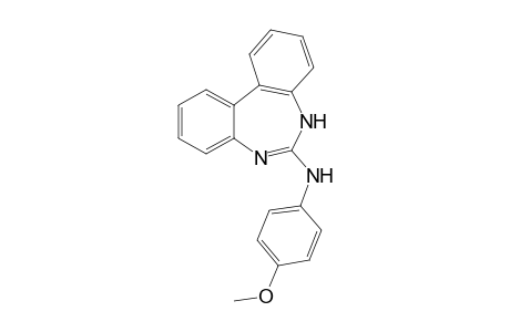 2-[4-(Methoxyphenyl)amino]dibenzo[d,f]-[1,3]-diazepine