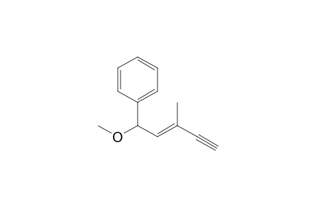 1-Methoxy-1-phenyl-3-methylpent-2-en-4-yne