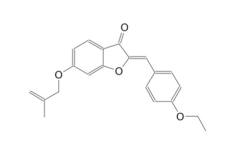 3(2H)-benzofuranone, 2-[(4-ethoxyphenyl)methylene]-6-[(2-methyl-2-propenyl)oxy]-, (2Z)-