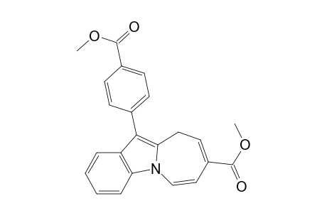 10H-Azepino[1,2-a]indole-8-carboxylic acid, 11-[4-(methoxycarbonyl)phenyl]-, methyl ester