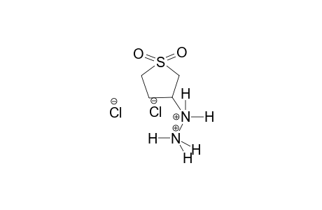 1-(1,1-dioxidotetrahydro-3-thienyl)hydrazinium dichloride