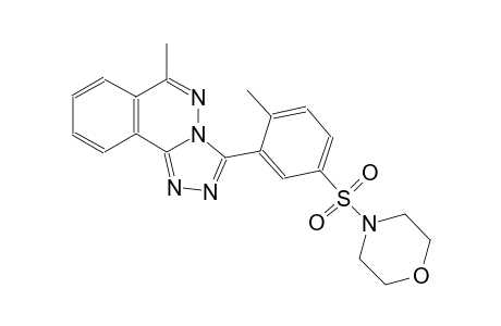 6-methyl-3-[2-methyl-5-(4-morpholinylsulfonyl)phenyl][1,2,4]triazolo[3,4-a]phthalazine