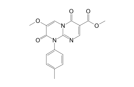3-Methoxy-7-methoxycarbonyl-1-p-tolyl-1H-pyrimido[1,2-a]pyrimidine-2,6-dione