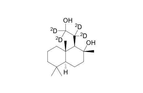 Decahydro-2-hydroxy-2,5,5,8a-tetramethylnaphthalene-1-(.alpha.,.alpha.,.beta.,.beta.-tetradeuterio)-ethanol