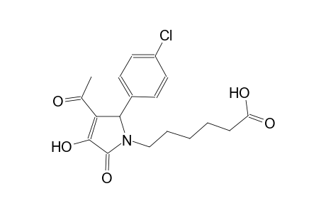 1H-pyrrole-1-hexanoic acid, 3-acetyl-2-(4-chlorophenyl)-2,5-dihydro-4-hydroxy-5-oxo-