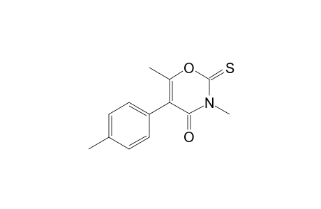 3,6-Dimethyl-5-(p-tolyl)-2-thioxo-2H-1,3-oxazin-4(3H)-one