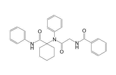 4-oxo-N,4-diphenyl-N-[1-(2-phenylacetyl)cyclohexyl]butanamide