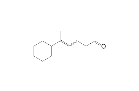 5-Cyclohexylhex-4-enal