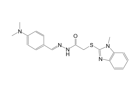 acetic acid, [(1-methyl-1H-benzimidazol-2-yl)thio]-, 2-[(E)-[4-(dimethylamino)phenyl]methylidene]hydrazide