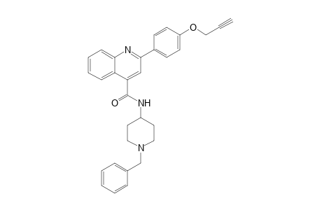 N4-(1-Benzyl-4-piperidyl)-2-[4-(2-propynyloxy)phenyl]-4-quinolinecarboxamide