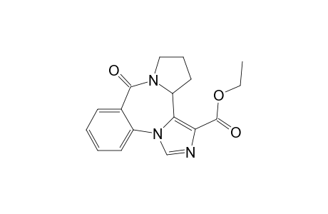 3-(Ethoxycarbonyl)-4,5-trimethylene-4,5-dihydroimidazo[1,5-a]benzo[f][1,4]diazepin-6-one