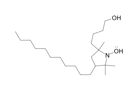 1-Pyrrolidinyloxy, 5-(4-hydroxybutyl)-2,2,5-trimethyl-3-undecyl-