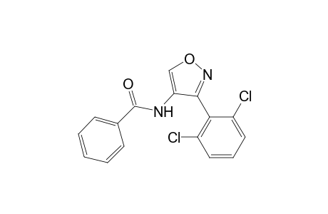 N-[3-(2,6-dichlorophenyl)-1,2-oxazol-4-yl]benzamide