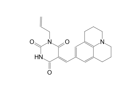 (5Z)-1-allyl-5-(2,3,6,7-tetrahydro-1H,5H-pyrido[3,2,1-ij]quinolin-9-ylmethylene)-2,4,6(1H,3H,5H)-pyrimidinetrione