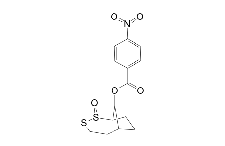 syn-2,3-Dithia-9-[(p-nitrobenzoyl)oxy]bicyclo[4.2.1]nonane S-oxide