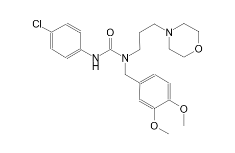 urea, N'-(4-chlorophenyl)-N-[(3,4-dimethoxyphenyl)methyl]-N-[3-(4-morpholinyl)propyl]-