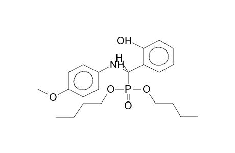 DIBUTYL ALPHA-(PARA-METHOXYPHENYLAMINO)-ORTHO-HYDROXYBENZYLPHOSPHONATE