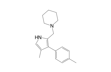 4-Methyl-2-(1-piperidinylmethyl)-3-(p-tolyl)pyrrole