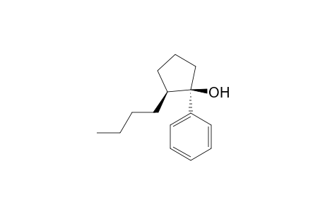 Cyclopentanol, 2-butyl-1-phenyl-, cis-