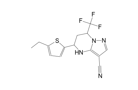 5-(5-ethyl-2-thienyl)-7-(trifluoromethyl)-4,5,6,7-tetrahydropyrazolo[1,5-a]pyrimidine-3-carbonitrile