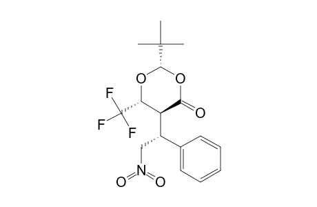 1'R,2S,5S,6R-5-(2'-Nitro-1'-phenylethyl)-2-(t-butyl)-6-(trifluoromethyl)-1,3-dioxan-4-one