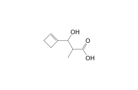 3-Cyclobut-1-enyl-3-hydroxy-2-methyl-propionic acid