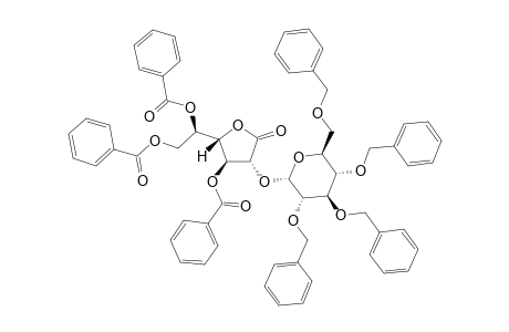 2-O-(2,3,4,6-TETRA-O-BENZYL-ALPHA-D-GLUCOPYRANOSYL)-3,5,6-TRI-O-BENZOYL-D-GALACTONO-1,4-LACTONE