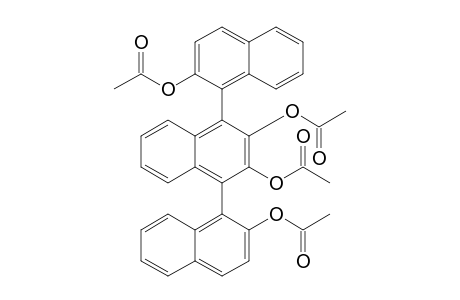 cis-2,2',3',2"-Tetrahydroxy-1,1':4',1"-ternaphthyl tetraacetate