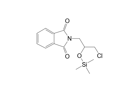 2-(3-Chloro-2-hydroxypropyl)-1H-isoindole-1,3(2H)-dione, tms derivative