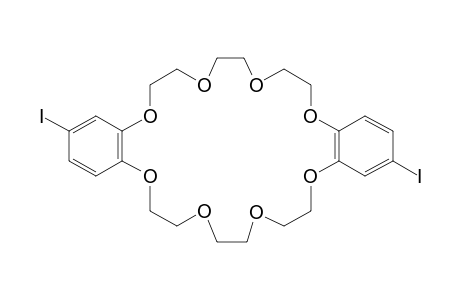 26,30-Diiodo-2,3,14,15-dibenzo-1,4,7,10,13,16,19,22-octaoxacyclotetracosa-2,14-diene