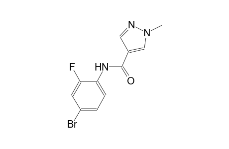 N-(4-bromo-2-fluorophenyl)-1-methyl-1H-pyrazole-4-carboxamide