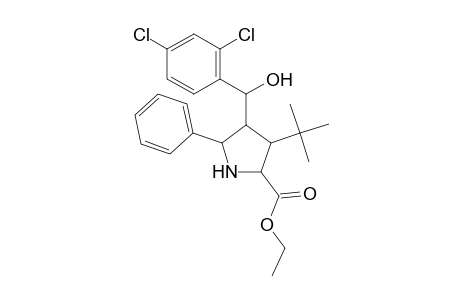 Proline, 4-[(2,4-dichlorophenyl)hydroxymethyl]-3-(1,1-dimethylethyl)-5-phenyl-, ethyl ester