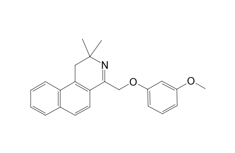 4-(3-Methoxy-phenoxymethyl)-2,2-dimethyl-1,2-dihydro-benzo[f]isoquinoline