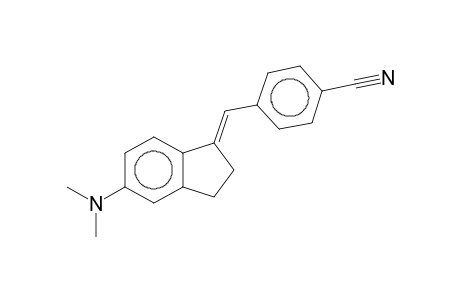 4-[(E)-[5-(dimethylamino)-2,3-dihydroinden-1-ylidene]methyl]benzenecarbonitrile