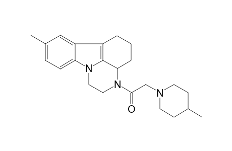1H-Pyrazino[3,2,1-jk]carbazole, 2,3,3a,4,5,6-hexahydro-8-methyl-3-[2-(4-methyl-1-piperidinyl)acetyl]-