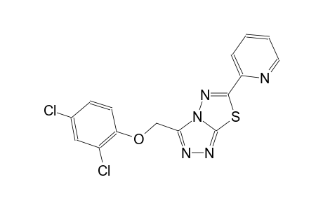 [1,2,4]triazolo[3,4-b][1,3,4]thiadiazole, 3-[(2,4-dichlorophenoxy)methyl]-6-(2-pyridinyl)-