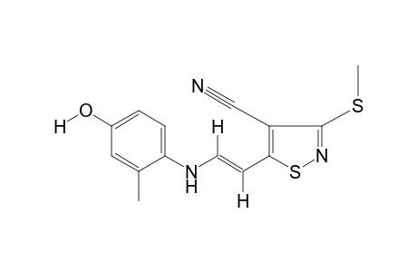 trans-5-[2-(4-HYDROXY-o-TOLUIDINO)VINYL]-3-(METHYLTHIO)-4-ISOTHIAZOLECARBONITRILE