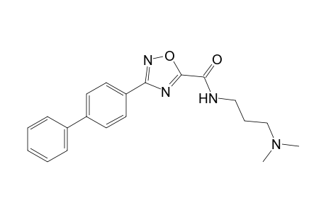 N-(3-Dimethylaminopropyl)-3-(biphenyl-4-yl)-1,2,4-oxadiazole-5-carboxamide