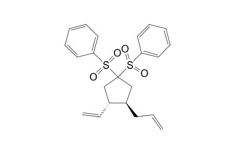 (trans)-1,1-bis(Phenylsulfonyl)-3-(prop-2'-enyl)-4-vinylcyclopentane