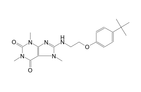 1H-purine-2,6-dione, 8-[[2-[4-(1,1-dimethylethyl)phenoxy]ethyl]amino]-3,7-dihydro-1,3,7-trimethyl-
