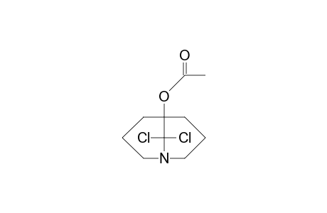 5-Acetoxy-9,9-dichloro-1-aza-bicyclo(3.3.1)nonane