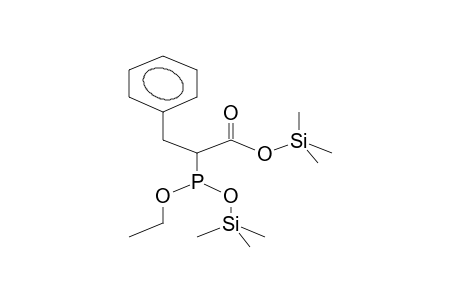 O-ETHYL-O-TRIMETHYLSILYL(1-TRIMETHYLSILOXYCARBONYL-2-PHENYLETHYL)PHOSPHONITE (DIASTEREOMER MIXTURE)