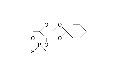 (Rp)-1,2-O-cyclohexylidene-A-D-xylofuranose 3,5-O-methylthionophosphonate