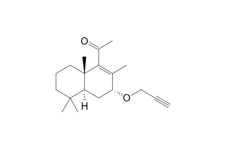 1-[(3R,4aS,8aS)-2,5,5,8a-tetramethyl-3-prop-2-ynoxy-3,4,4a,6,7,8-hexahydronaphthalen-1-yl]ethanone