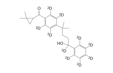 Methanone, (2,2-dimethylcyclopropyl)[4-[4-hydroxy-1,1-dimethyl-4-(phenyl-D5)-butyl-4d]phenyl-2,3,4,5,6-D4]-